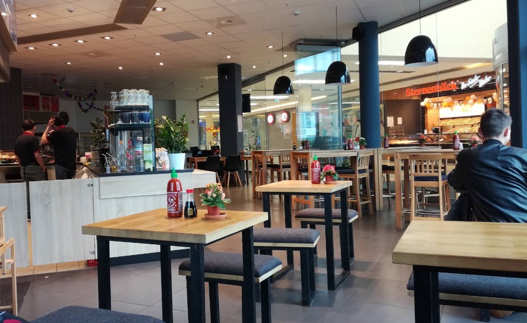 Seating area in the Schwarzwald Center