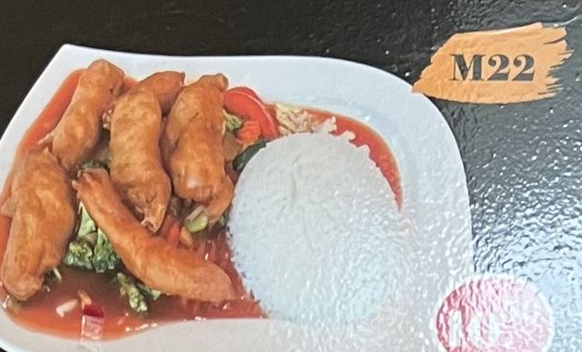 M22. Fried chicken breast (breaded)
