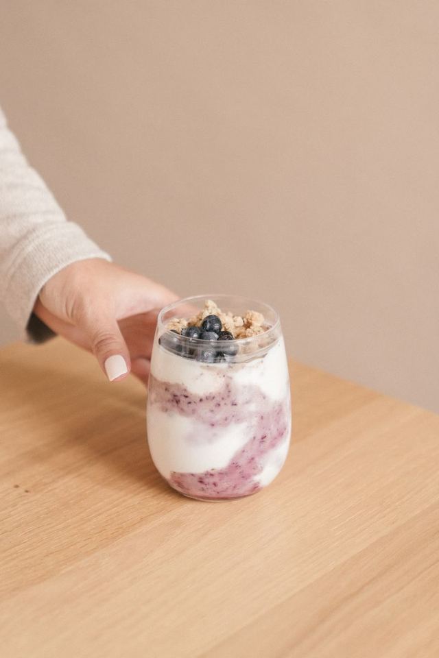 34. Blueberry Yoghurt